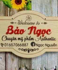 Bảng Gỗ Shop Treo Tường 2