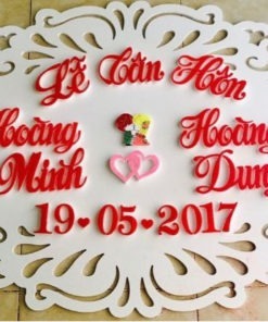 Formex trang trí đám cưới